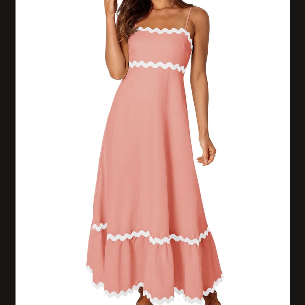 NWT Zessica Maxi Dresses pink and peach two together